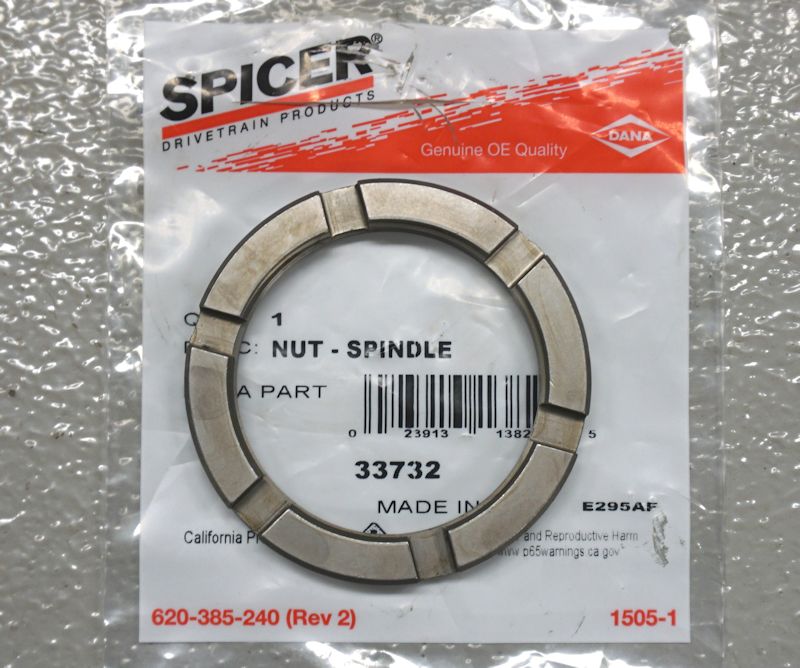 D50 & D60 Rear Spindle Nut