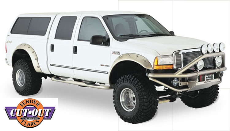 SuperDuty Cut-Out Style Flares, Front Only