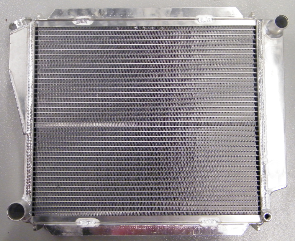 1966-77 Ford Bronco EFI Super Duty Aluminum Radiator W/O ATF Cooler