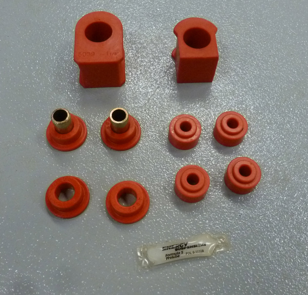 1980-1997 Ford F-Series Truck Sway Bar Bushings Front, Red 1 1/8 Diameter Bar