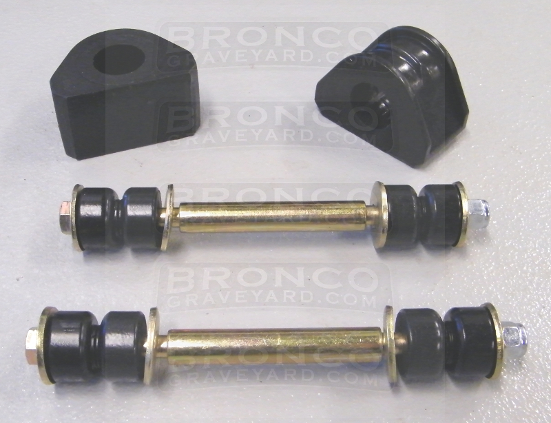 1997-03 F150 Front Sway Bar Bushing Set Black Poly