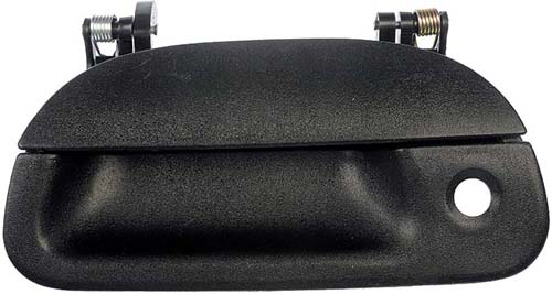 Tailgate handle W/Lock Hole Black Textured