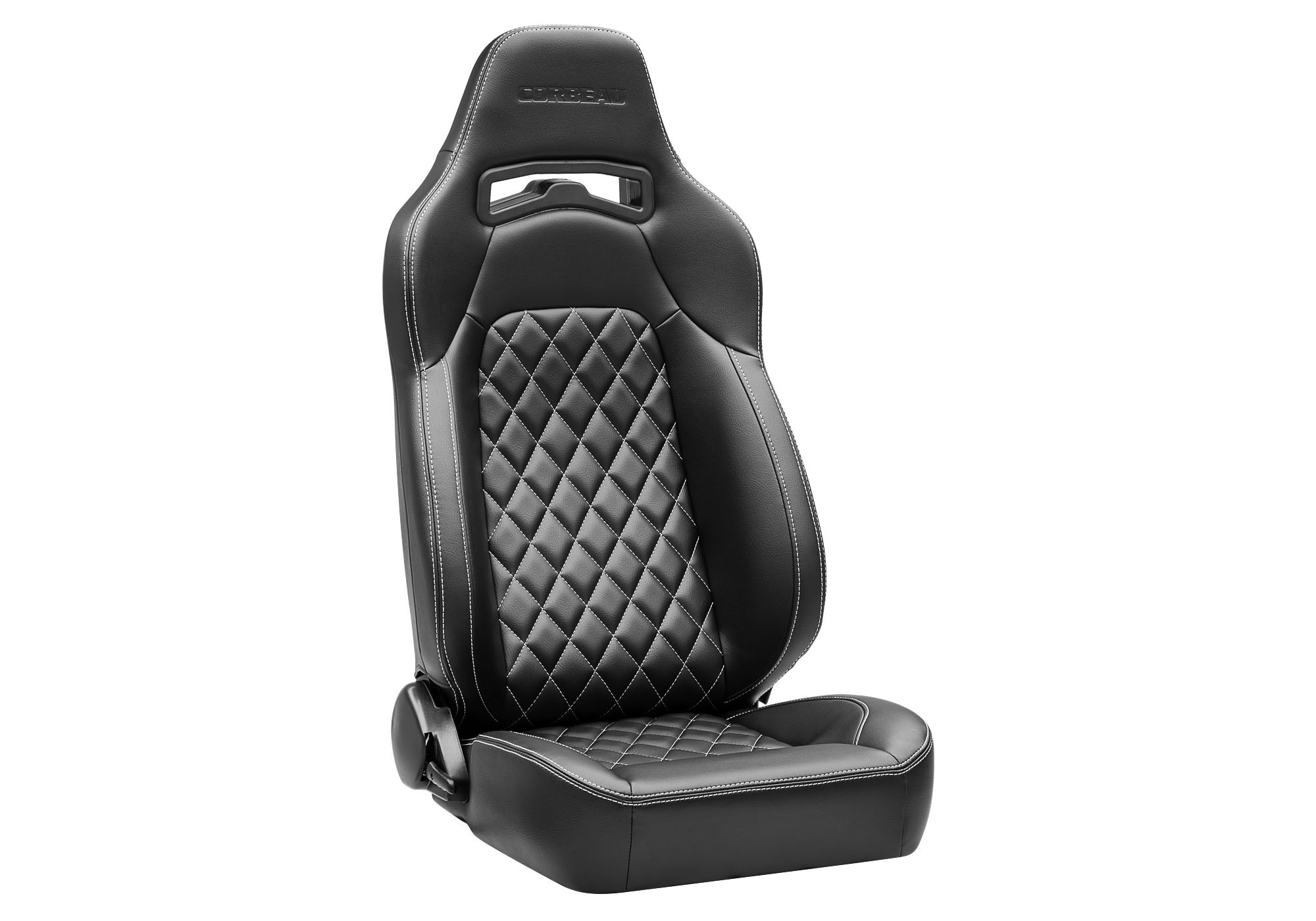 Trailcat Seat Black Diamond Vinyl, PAIR