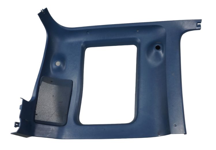 92-97 Ford F-Series Extended Cab RH Interior Rear B Pillar Trim Royal Blue