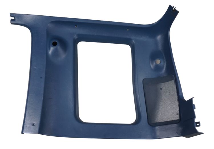 92-97 Ford F-Series  Extended Cab RH Interior Rear B Pillar Trim Royal Blue